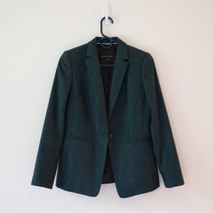 Banana Republic dark green blazer - size 2
